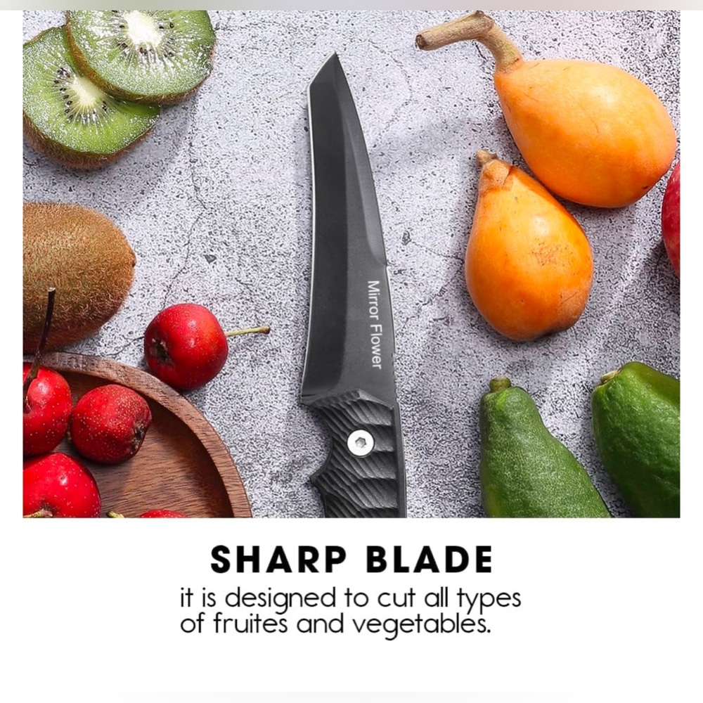 Kitchen Utility Knife -4.7" Petty Kitchen Knives，Forged High Carbon Steel
